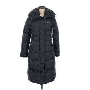 Cole Haan Down Coat Knee Length Quilted Puffer EUC Size Medium